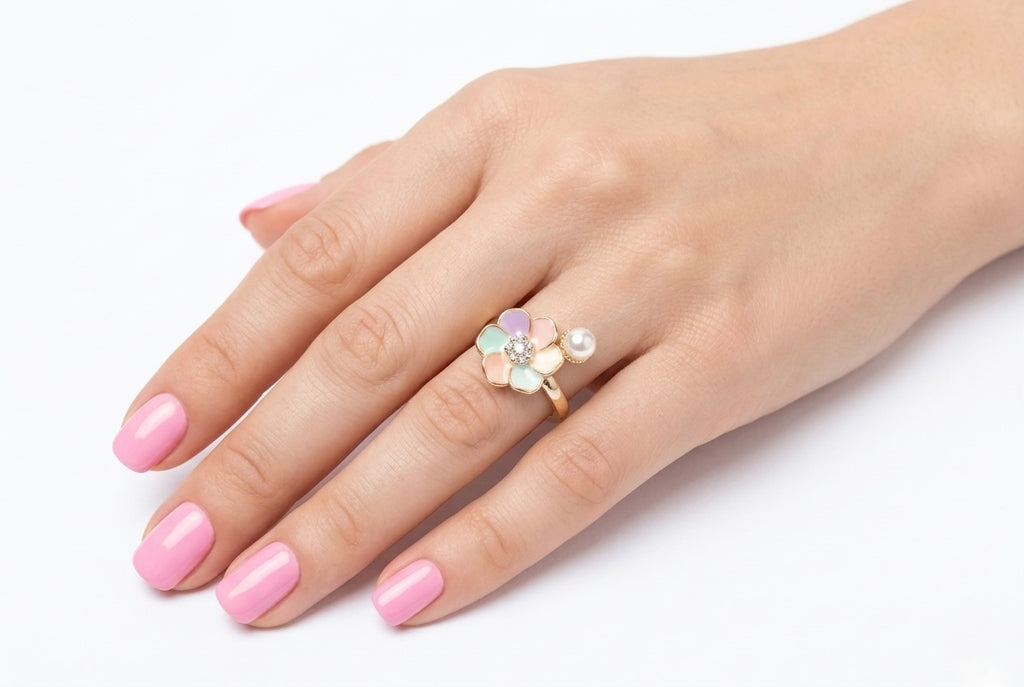 Pastel Flower Ring