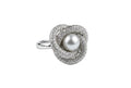The Pearl Orbit Cocktail Ring