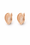 Rose Leaf Hoops