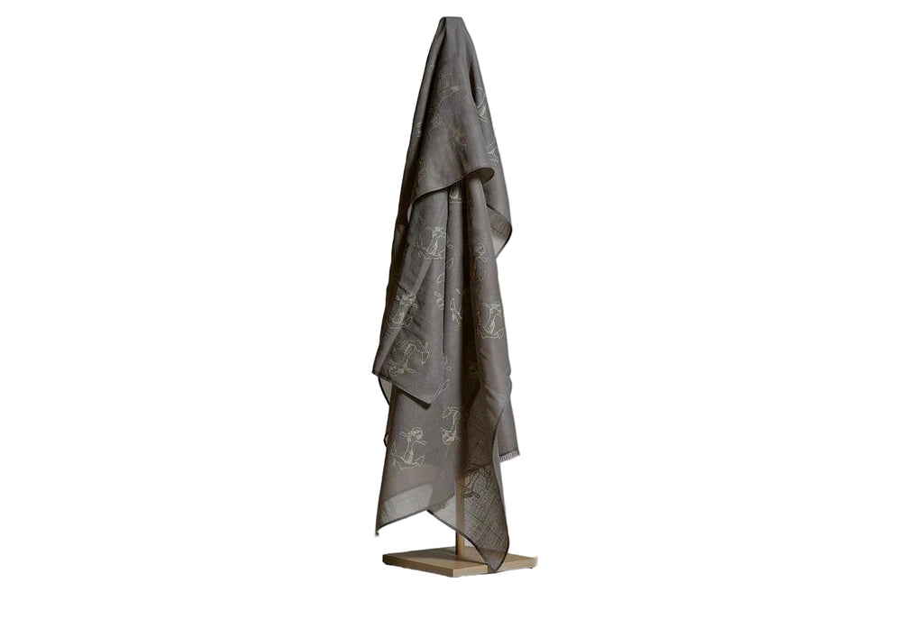 Anchor Slate Scarf
