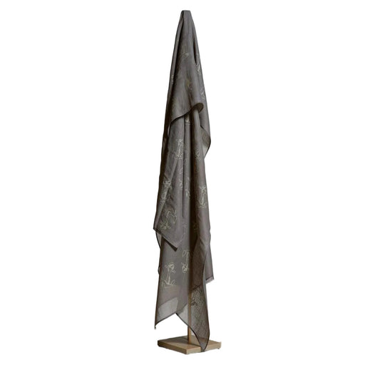 Anchor Slate Scarf