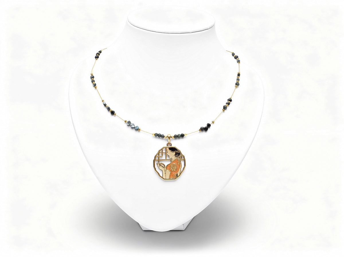 Artisan Portrait Medallion Necklace