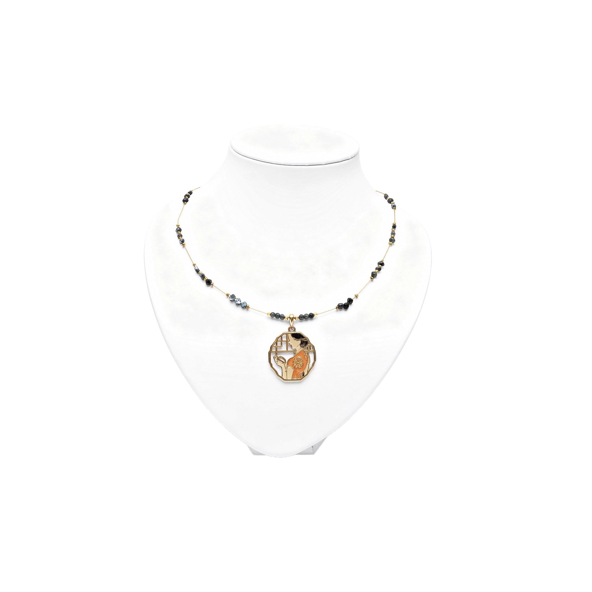 Artisan Portrait Medallion Necklace