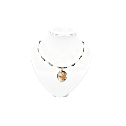 Artisan Portrait Medallion Necklace