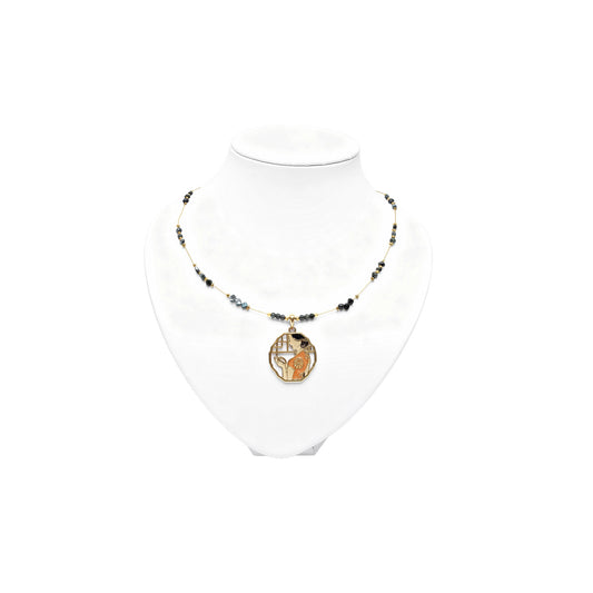 Artisan Portrait Medallion Necklace