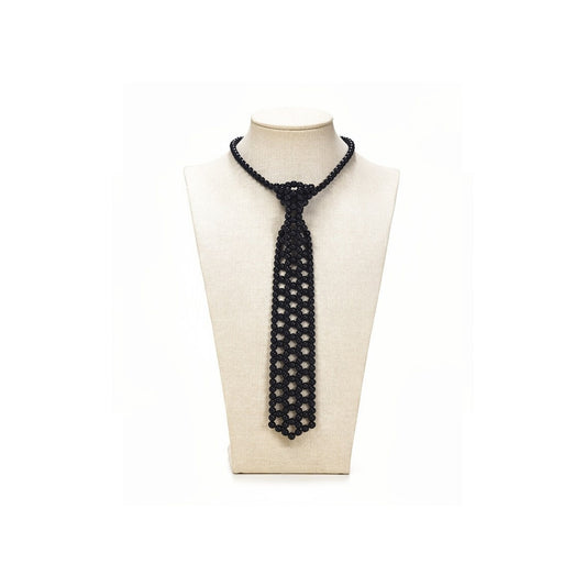 The Onyx Lattice Necktie