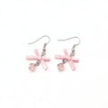 Blush Ribbon Drop Earring