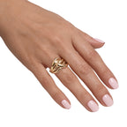 LUMI Bold Statement Ring styled view