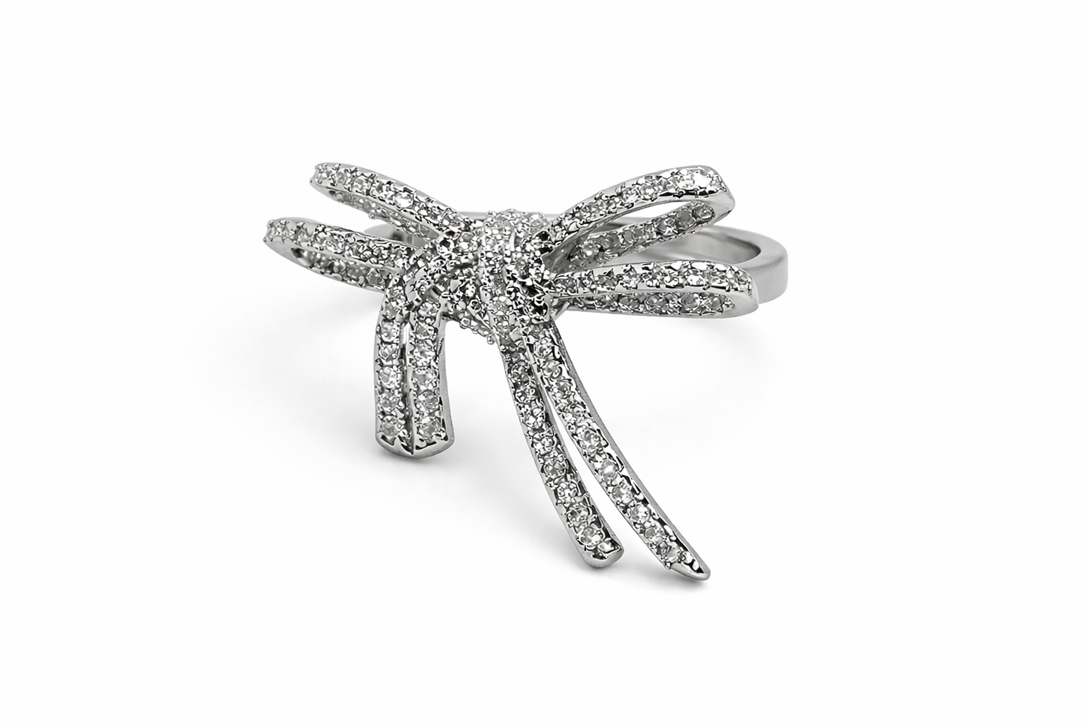 Crystal Bow Ring