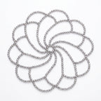 Aurelia silver crystal headpiece, design illustration