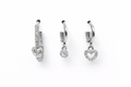 Crystal Pavé Hoops
