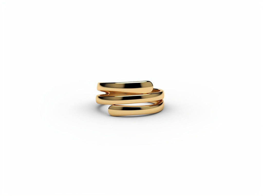 Ethereal Spiral Ring