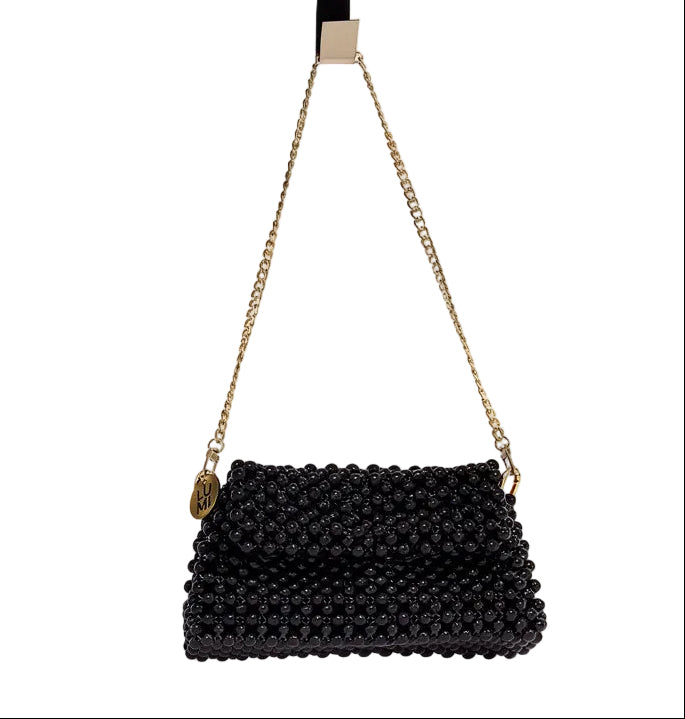 Noir Classic Shoulder Bag