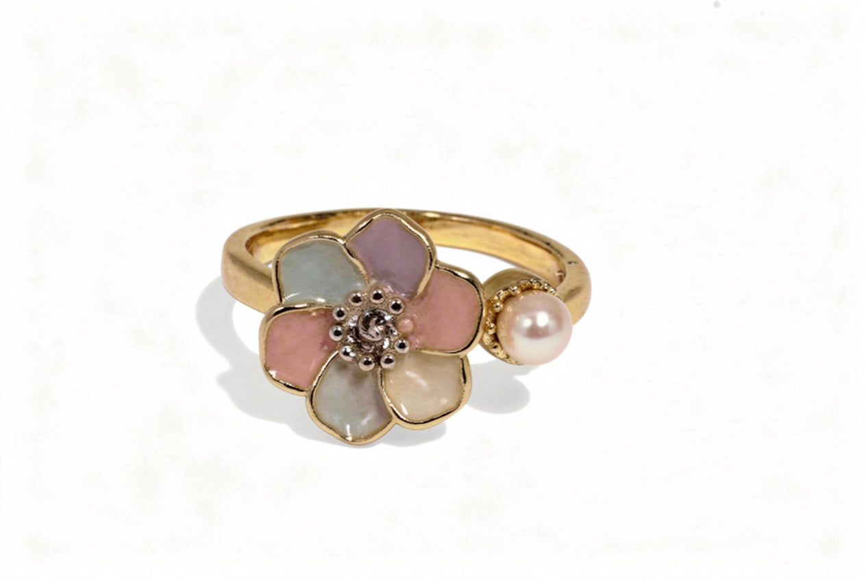 Pastel Flower Ring