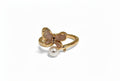 Butterfly Pearl Ring