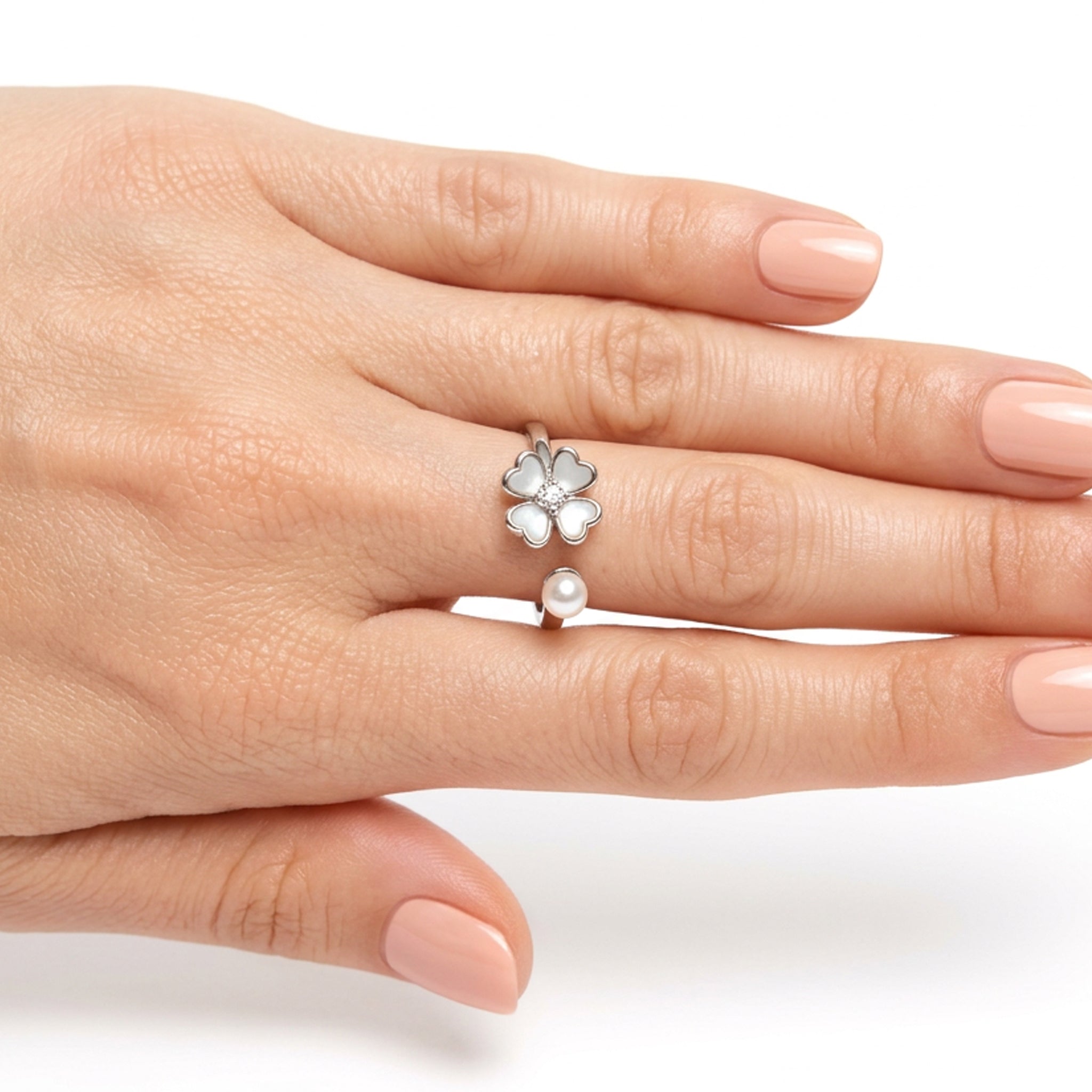 Flower Pearl Ring