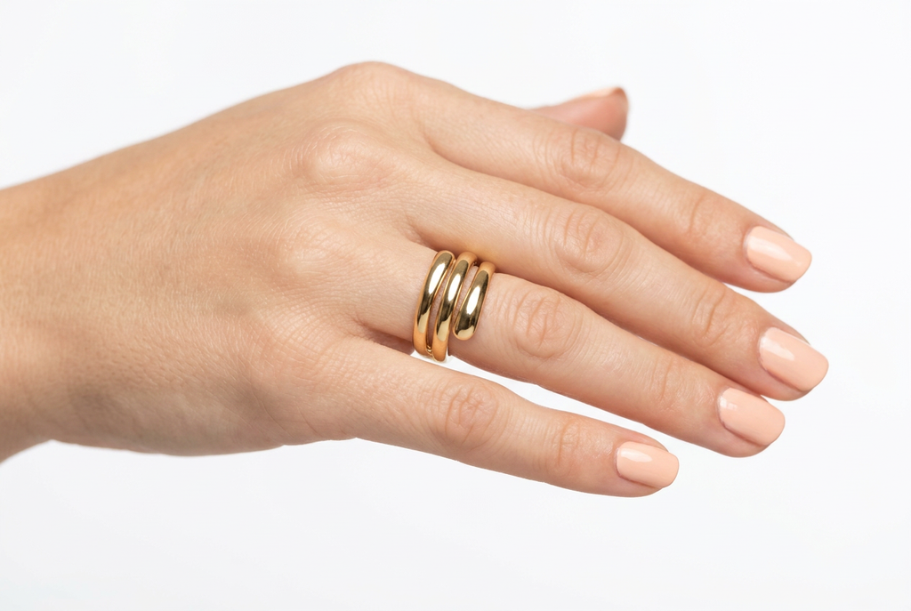 Ethereal Spiral Ring