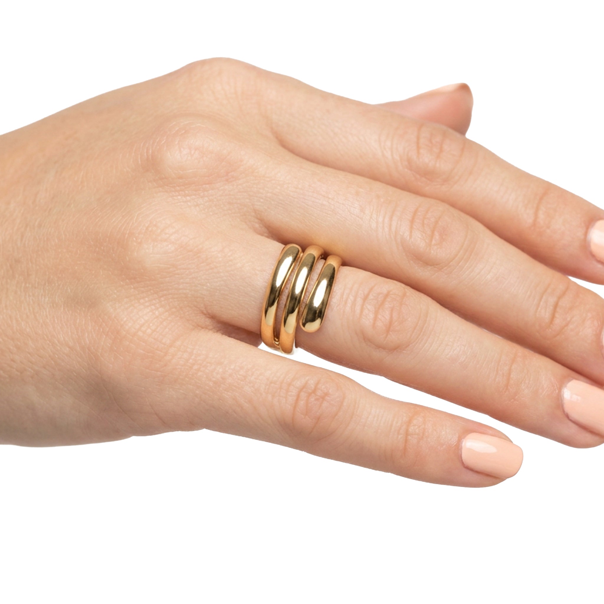 Ethereal Spiral Ring