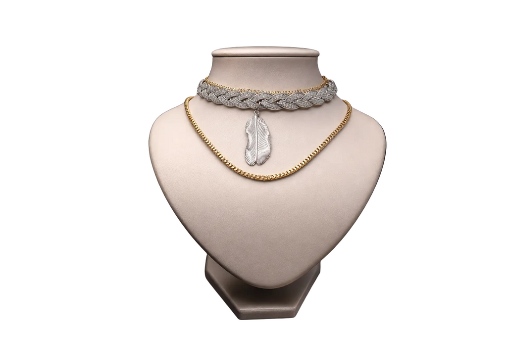Forest Wave Statement Necklace