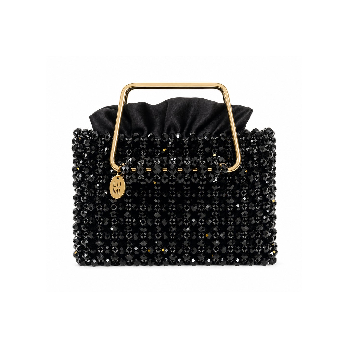 LUMI Noir Étoile Crystal Handbag