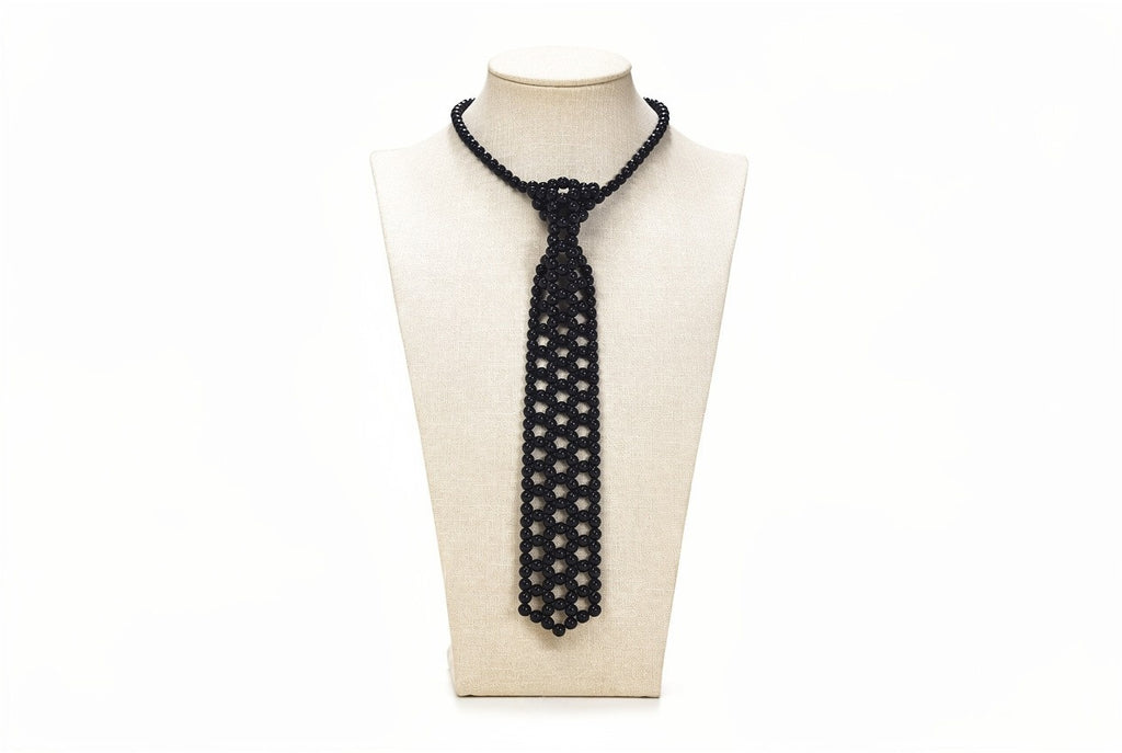 The Onyx Lattice Necktie