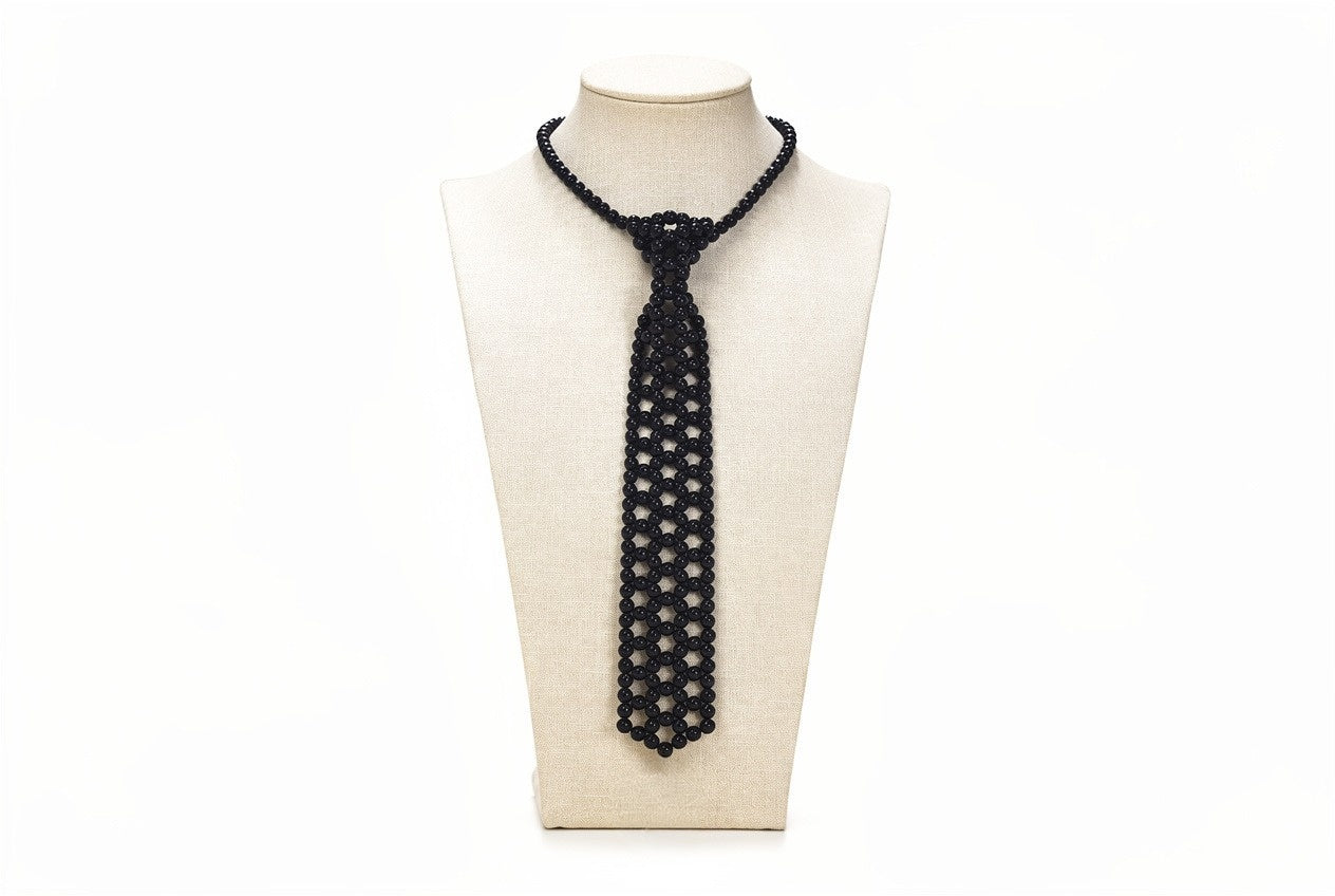 The Onyx Lattice Necktie