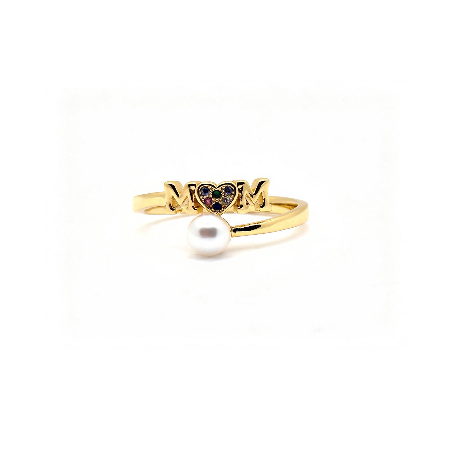 Gilded Mama Pearl Ring