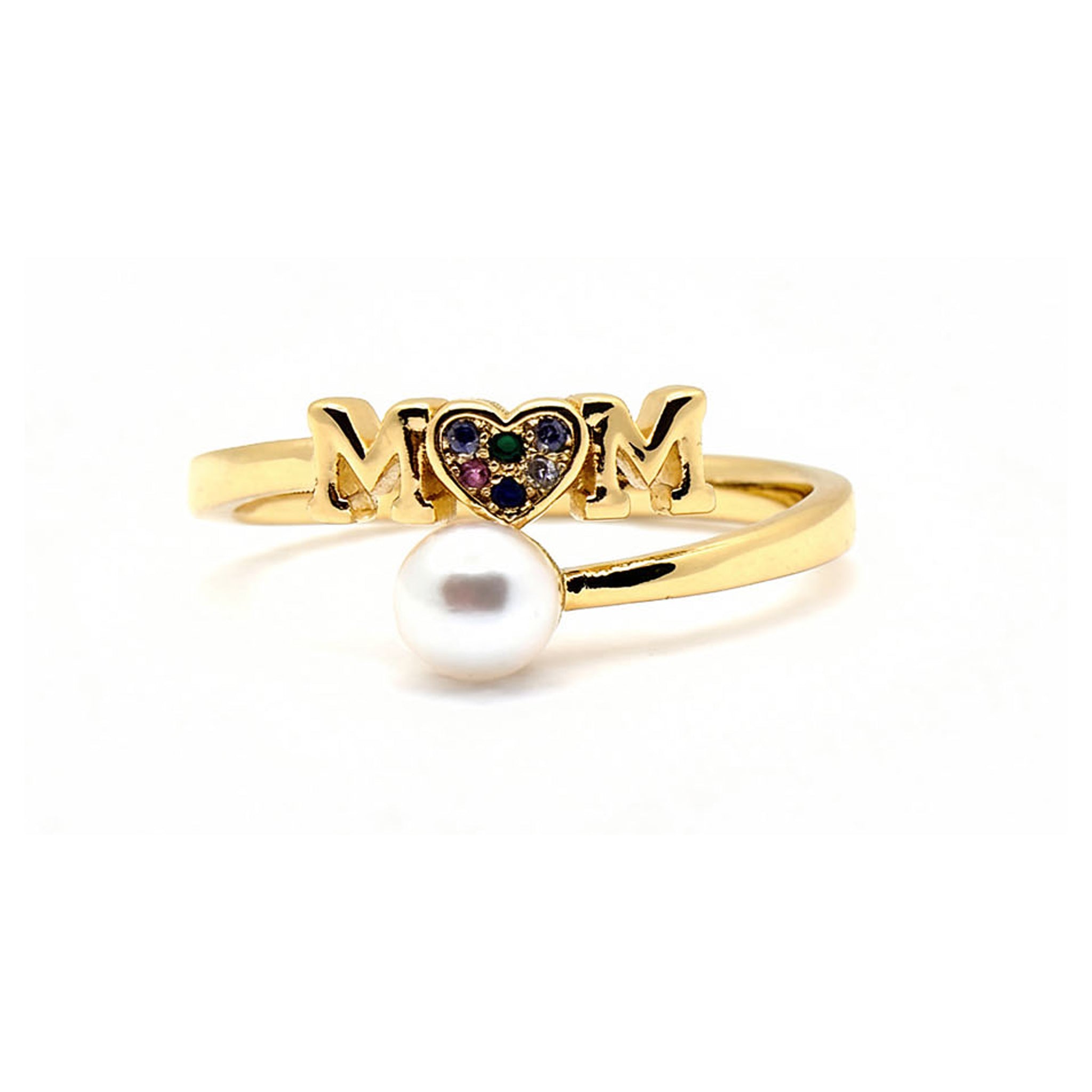 Gilded Mama Pearl Ring