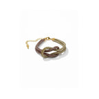 Heritage Knot Duo-Tone Bangle Bracelet