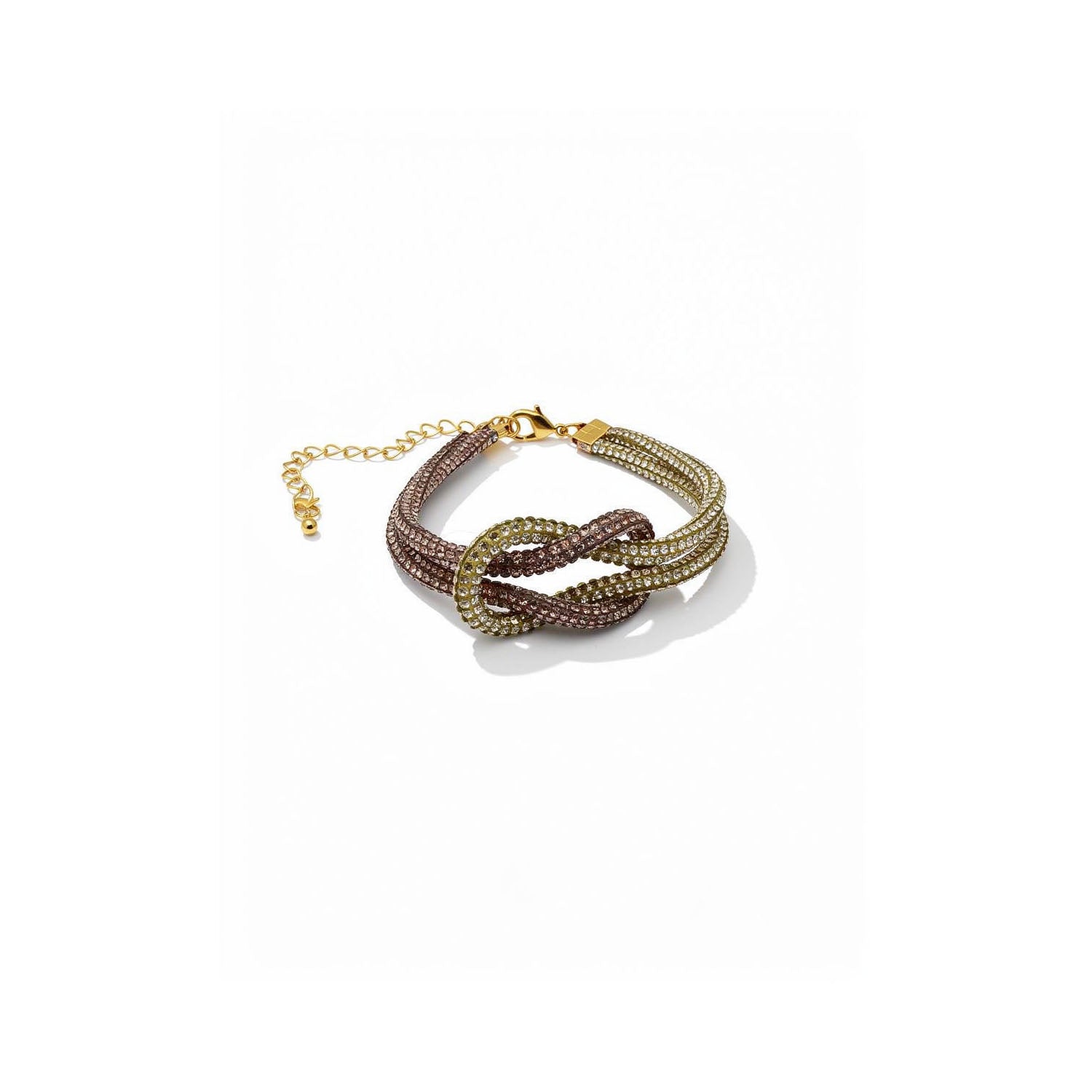 Heritage Knot Duo-Tone Bangle Bracelet