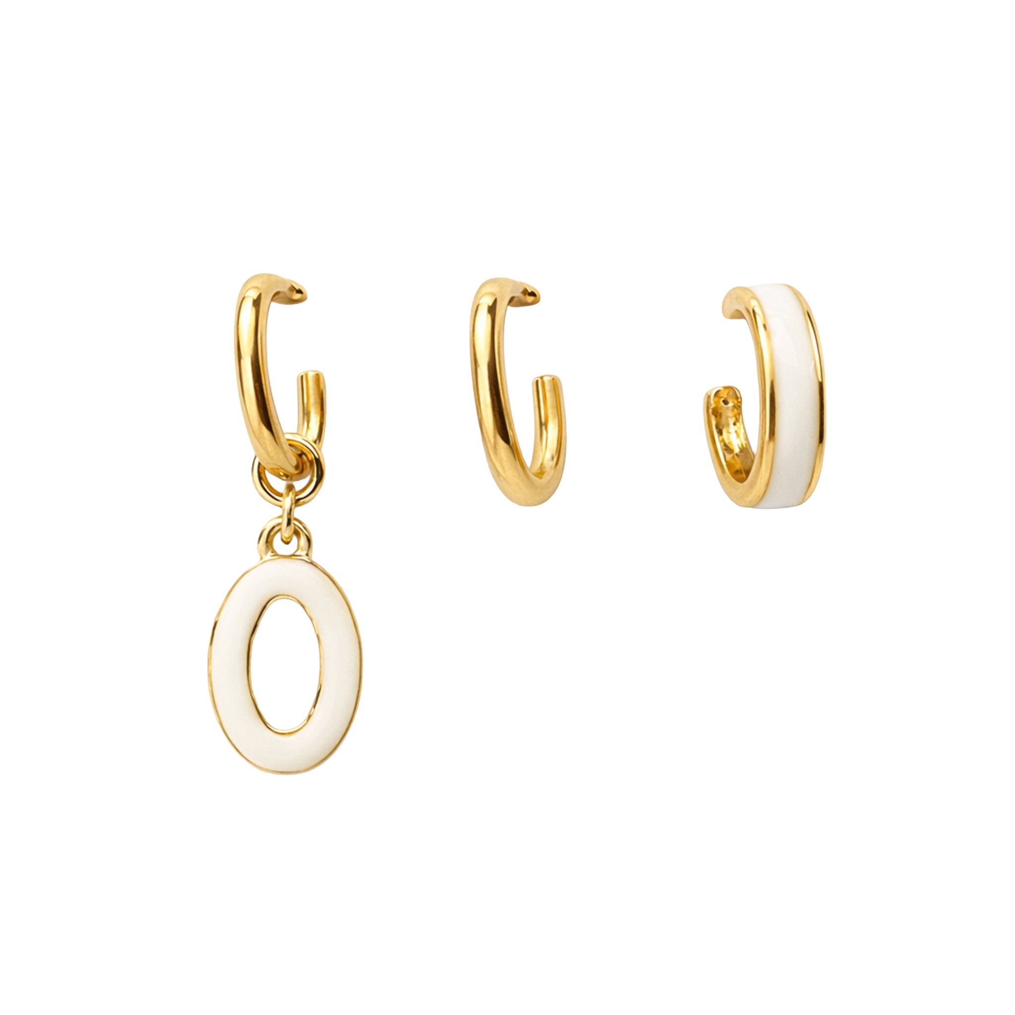 Ivory Trio Earring