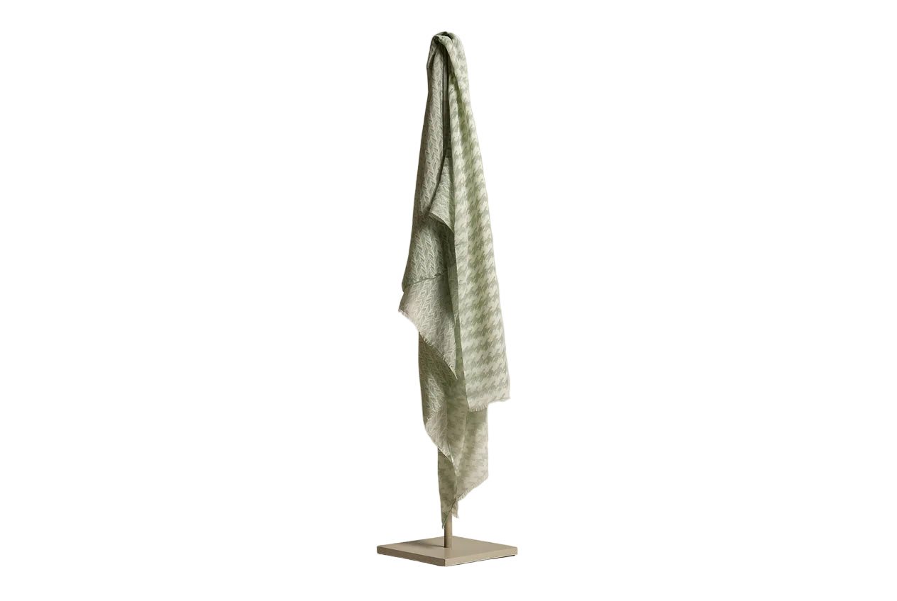 Jade Herringbone Pashmina Scarf