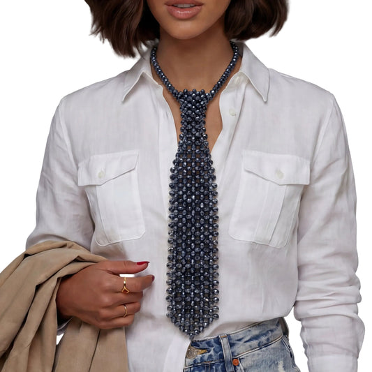 The Midnight Crystal Necktie