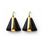 Pearl Accent Earring - Black Color