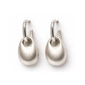 LUMI Satin Drop Earring with a smooth satin-like drop profile