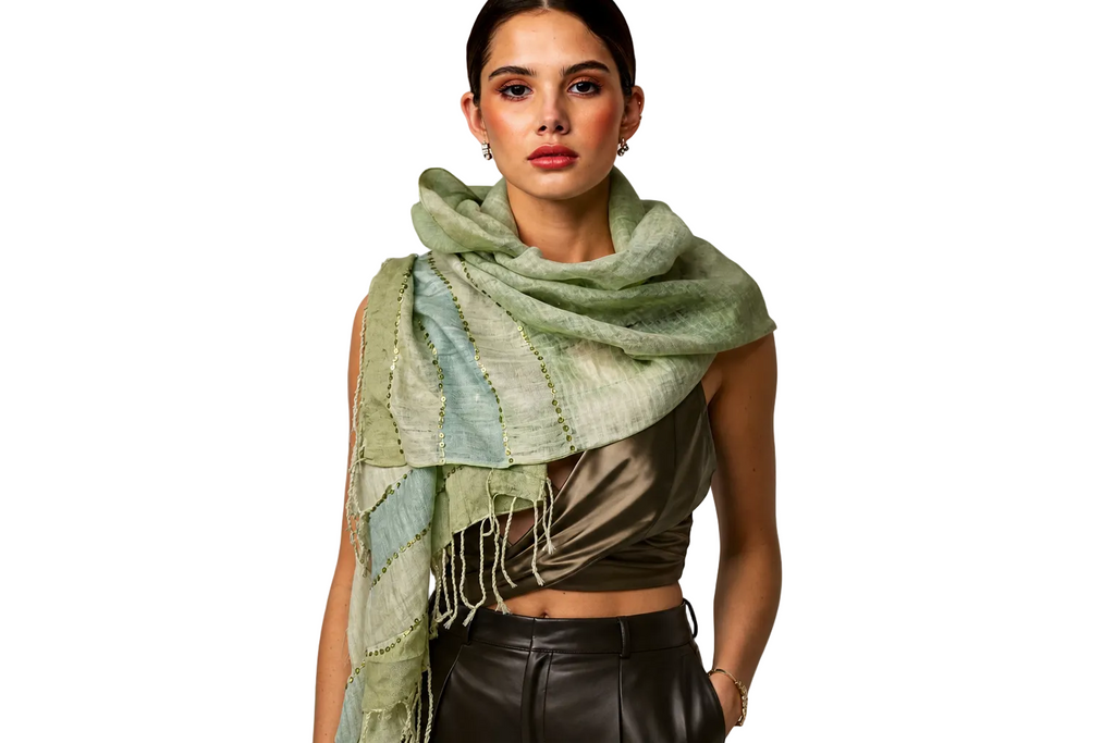 Sequin Breeze Scarf