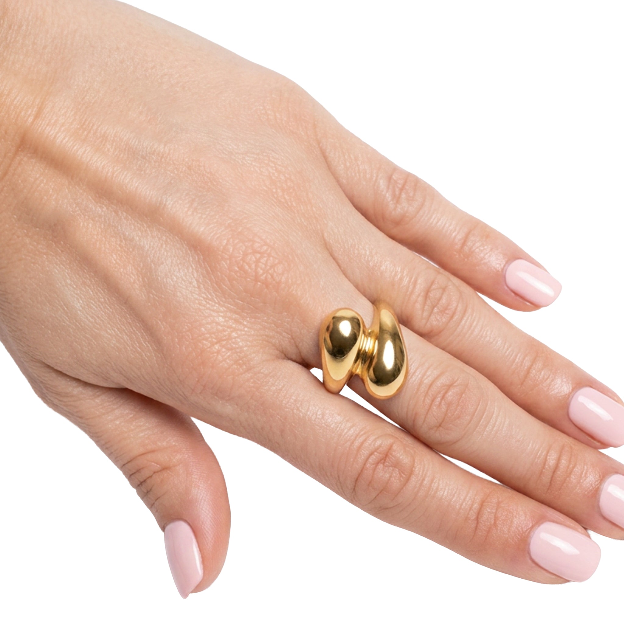 The LUMI Molten Pebble Ring