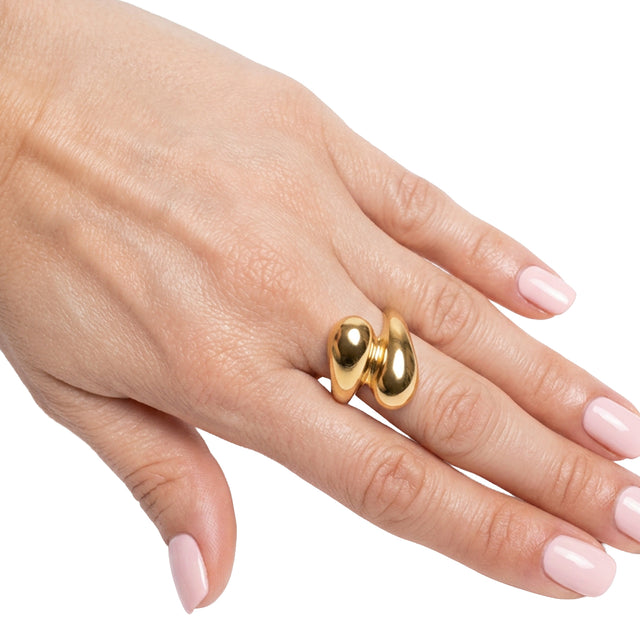 LUMI The LUMI Molten Pebble Ring styled view