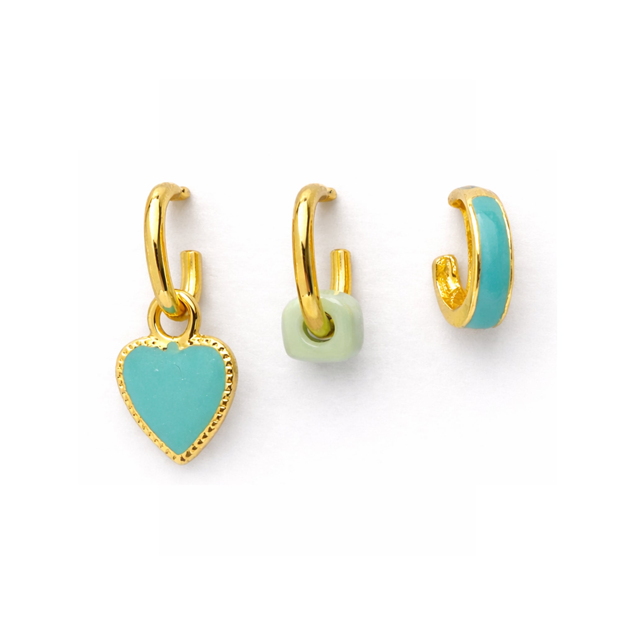 Turquoise Trio Earring