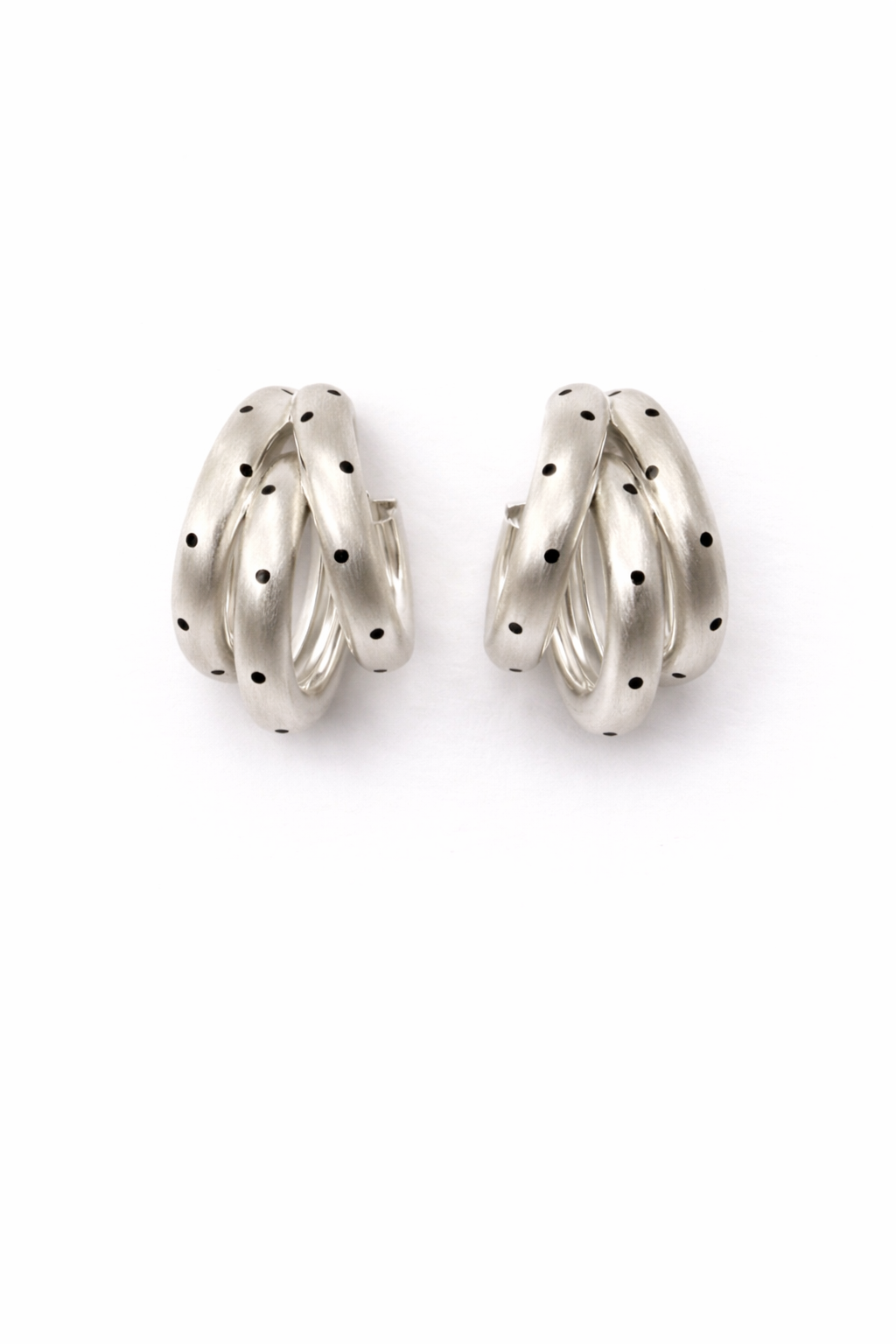 Twist Dot Hoops