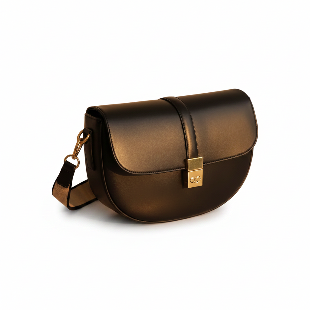 Half-Moon bag in feminine setting