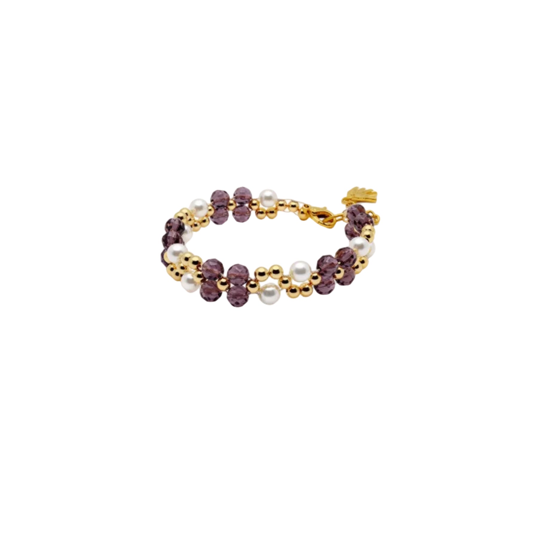 Handmade LUMI Iris Cuff Bracelet with sculptural iris-inspired silhouette